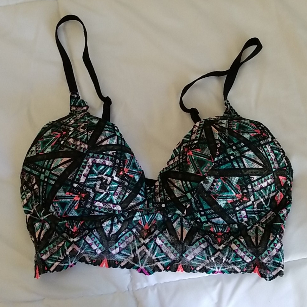Lace push up bralette